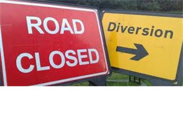 Road Closure at Wrabness